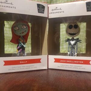 Jack and Sally Hallmark ornaments